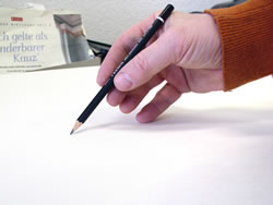 Zeichenkurs: Handhaltung und F�hren des Stifts